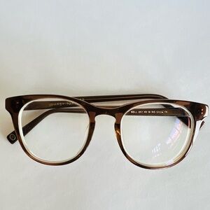 Warby Parker Bell 261 Eyeglass Frame in Light Brown.